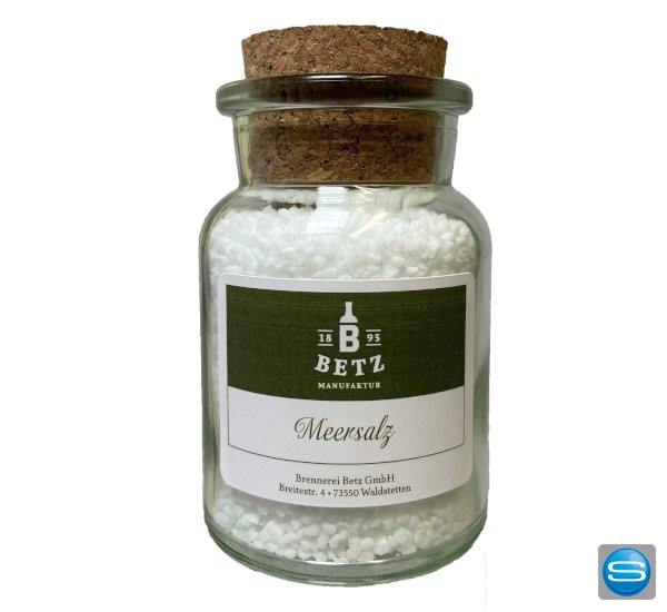 Gewürzglas mit Meersalz als Werbegeschenk