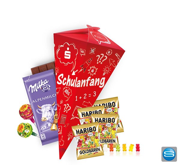 Süße Schultüte vollflächig bedrucken