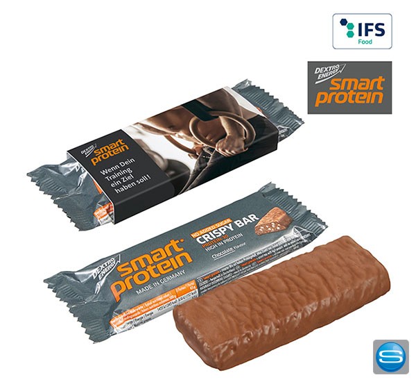 Dextro Energy Protein-Riegel mit eigenem Logo