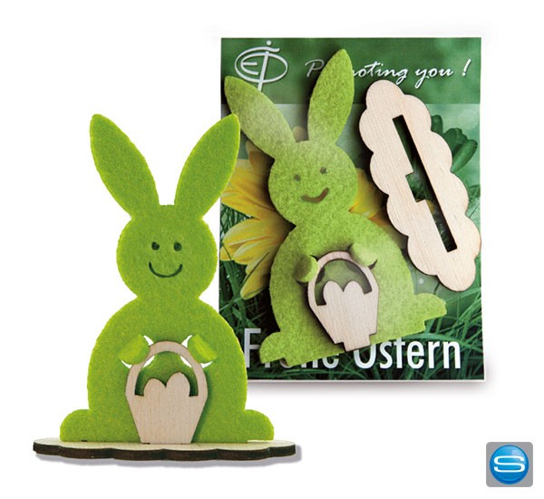 Osterhasen Steckfiguren als Giveaway