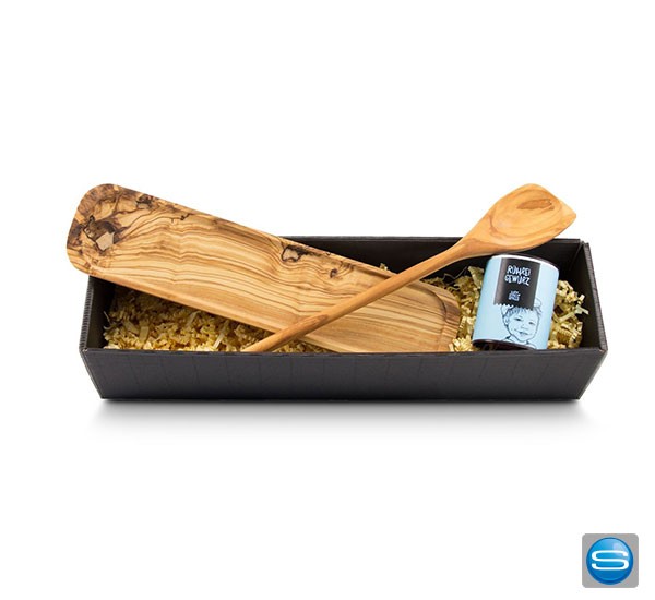 Kochlöffel mit Ablage von ROMINOX® als Werbemittel