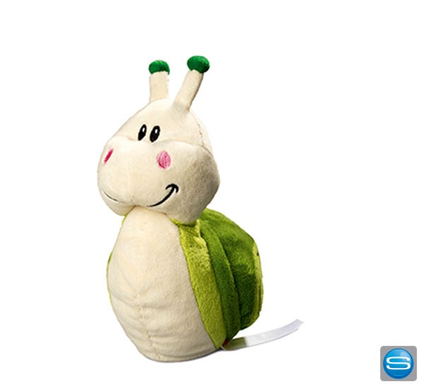 Plüsch Schnecke mit Ihrer Werbung