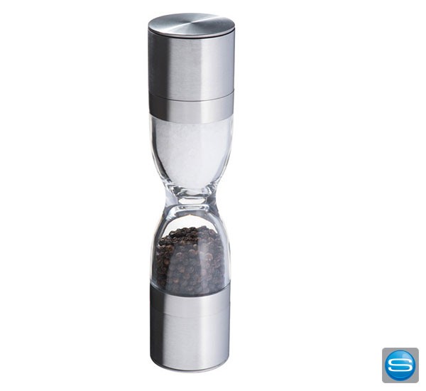 Salz-und Pfeffermühle aus Edelstahl mit Gravur