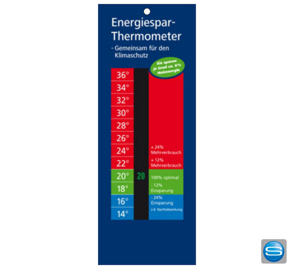 Energiesparthermometer mit Ihrer Werbung