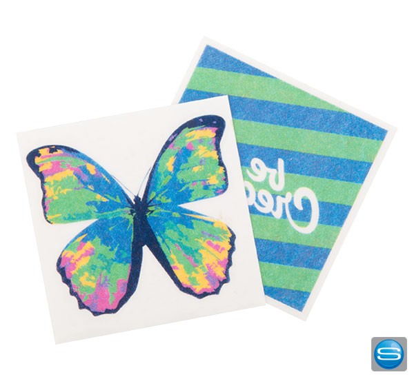 Klebe-Tattoos mit eigenem Motiv