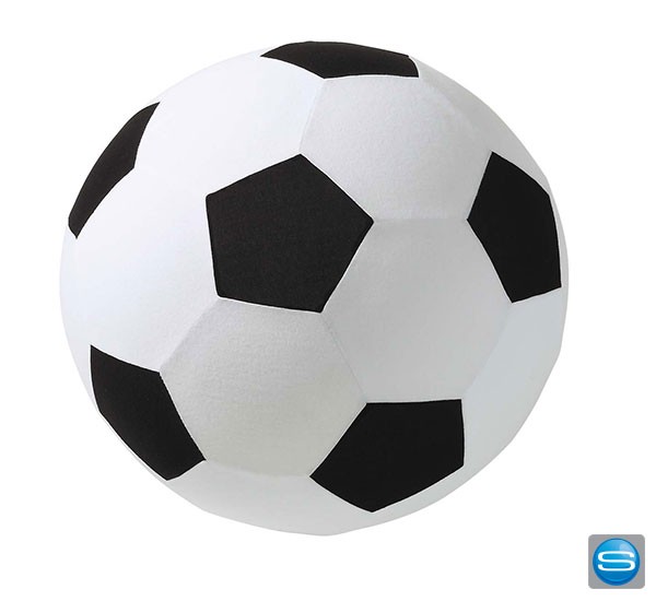 Riesen Fussball als Werbeträger