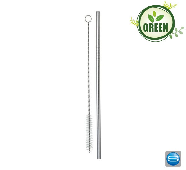 Edelstahl Strohhalm als Giveaway