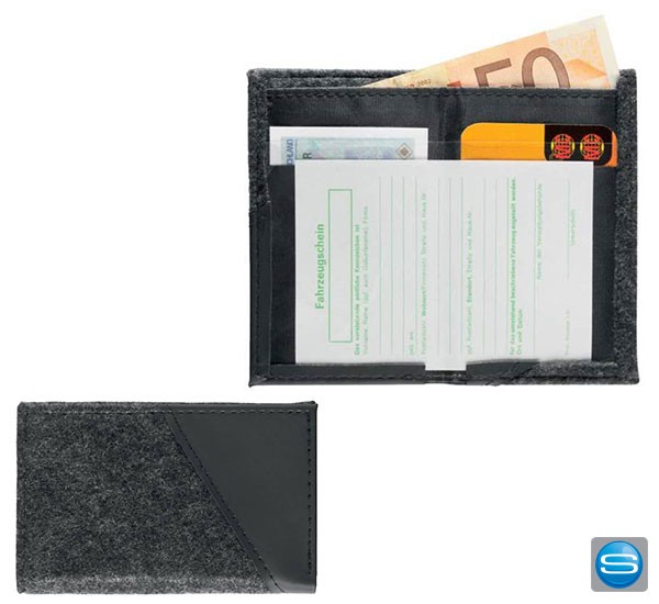 Tasche für Fahrzeugschein als Werbegeschenk