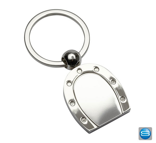 Schlüsselanhänger in Hufeisenform mit Ihrem Logo