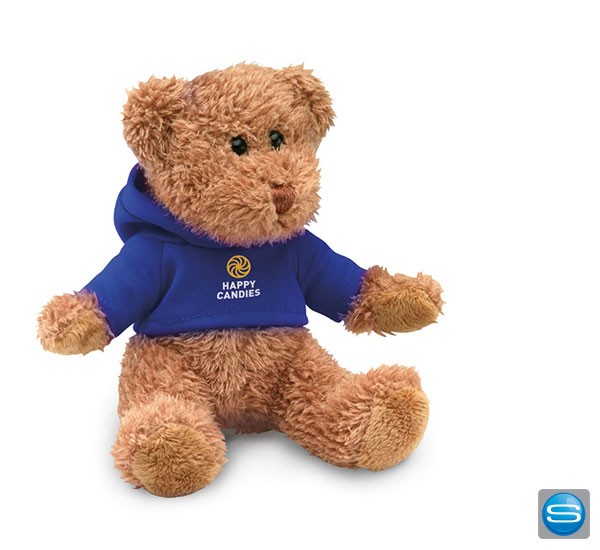 Teddy Bär mit bedrucktem Hoodie