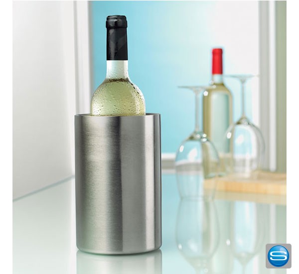 Flaschenkühler aus Edelstahl mit Ihrem Logo gravieren