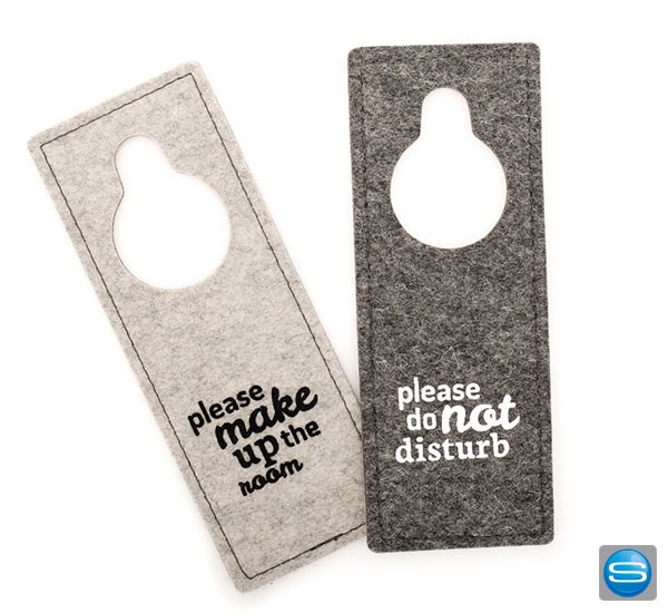 Individuell bedruckbare Filz-Türhänger