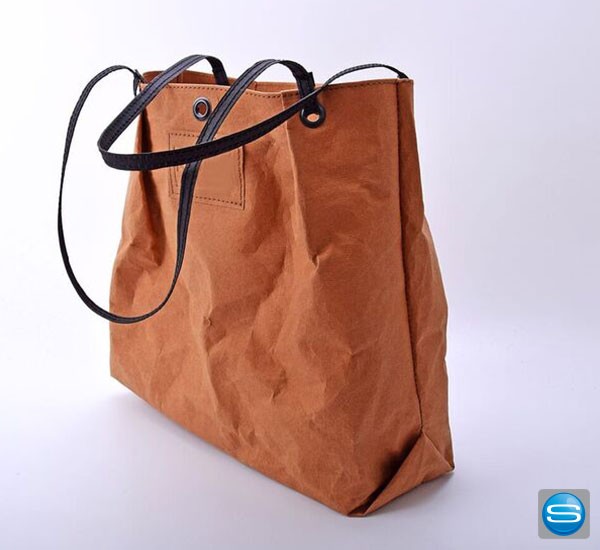 Tasche zum Einkaufen aus Papyr prägen