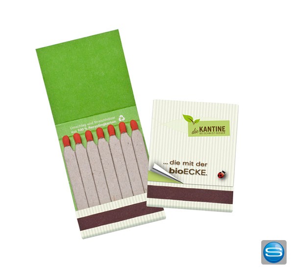 Öko Streichhölzer als Werbemittel