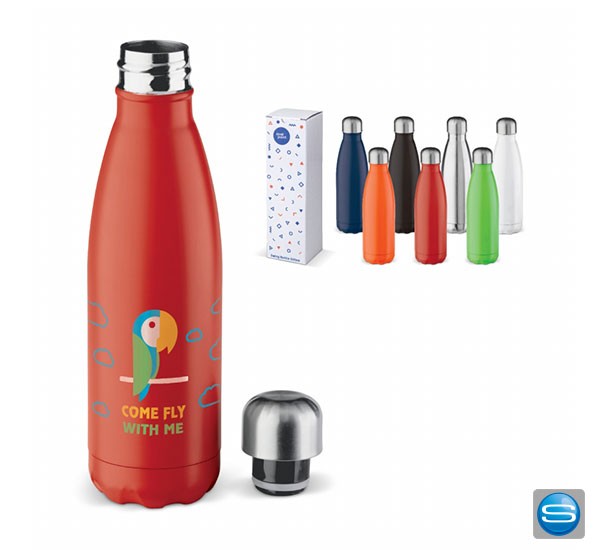 500ml Trinkflasche swing als Give Away mit Logo bedruckt