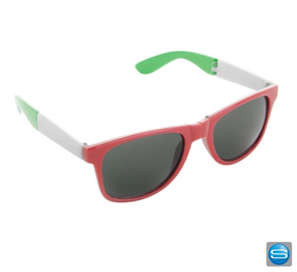 Fansonnenbrille Italien vielseitig bedrucken