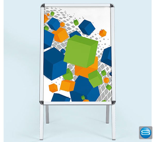 Kundenstopper mit eigener Werbung