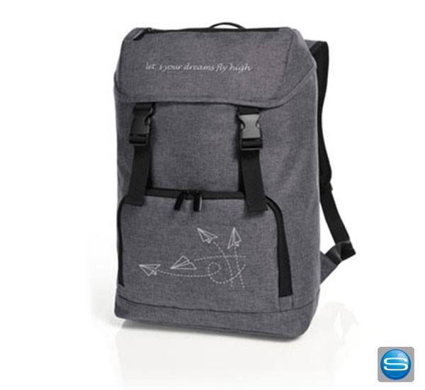Sportlicher Rucksack mit Ihrem Logo als Werbegeschenk