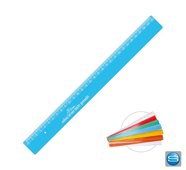 Lineal 30cm mit Ihrem Logo bedrucken