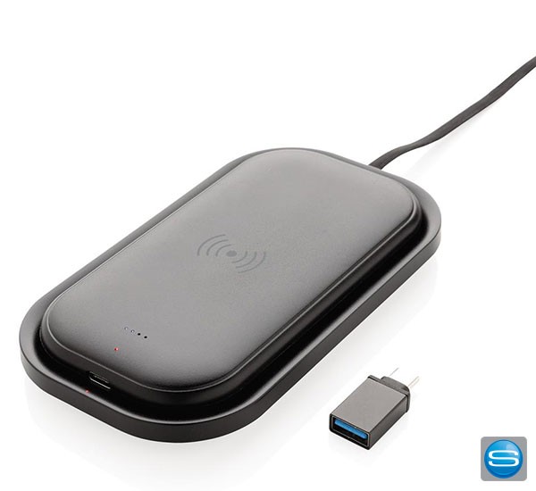 Wireless Charging Powerbank mit Logo