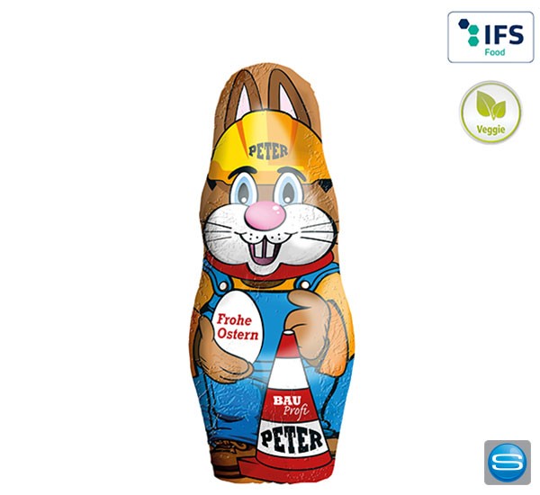 Schokohasen individuell bedrucken