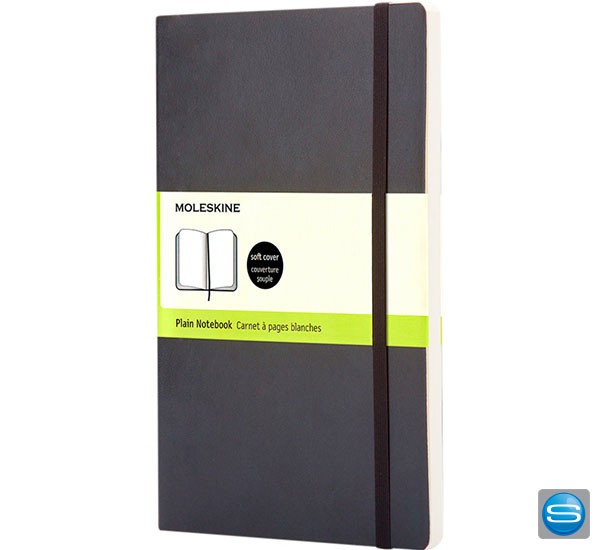 Moleskine Classic Softcover Notizbuch Large blanko mit Logoprägung