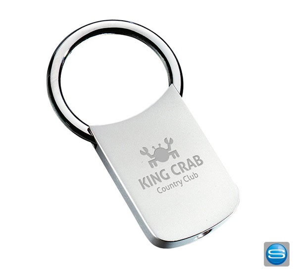 Metall Schlüsselanhänger mit Logogravur