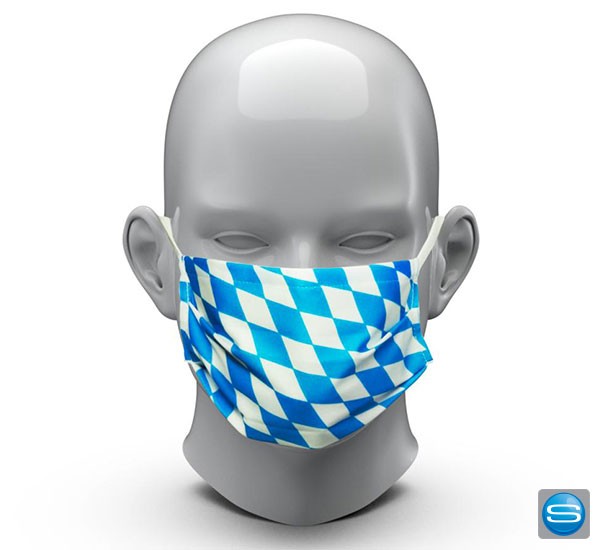 Mundschutz Maske "Bavaria" mit Logo bedrucken