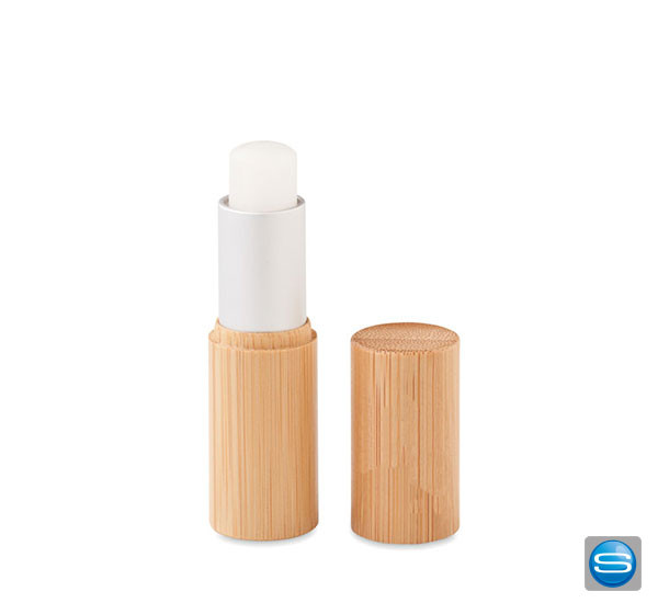 Lippenbalsam im Bambus Gehäuse mit Ihrem Logo