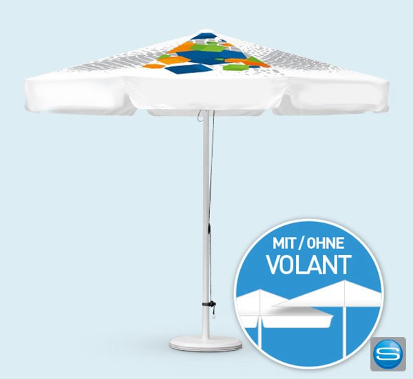 Gastroschirm - Großschirm mit Ihrem Logo bedrucken