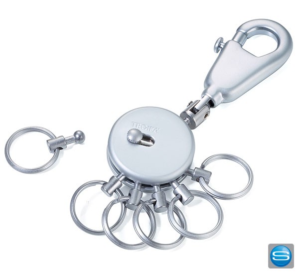 TROIKA Patent Schlüsselanhänger mit Ihrem Logo veredelt