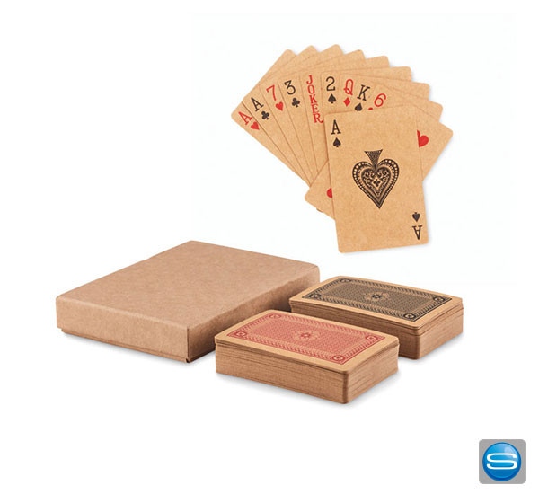 Kartenspiel aus Recyclingpapier mit Ihrem Logo
