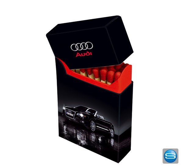 Streichhölzer als Werbegeschenk