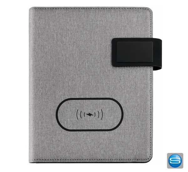 Schreibmappe mit kabellosem Ladegerät