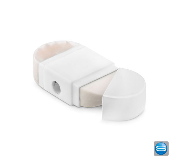 Dosenspitzer und Radierer 2in1 mit Ihrem Logo