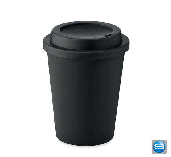 Doppelwandiger Trinkbecher mit Ihrem Firmnlogo