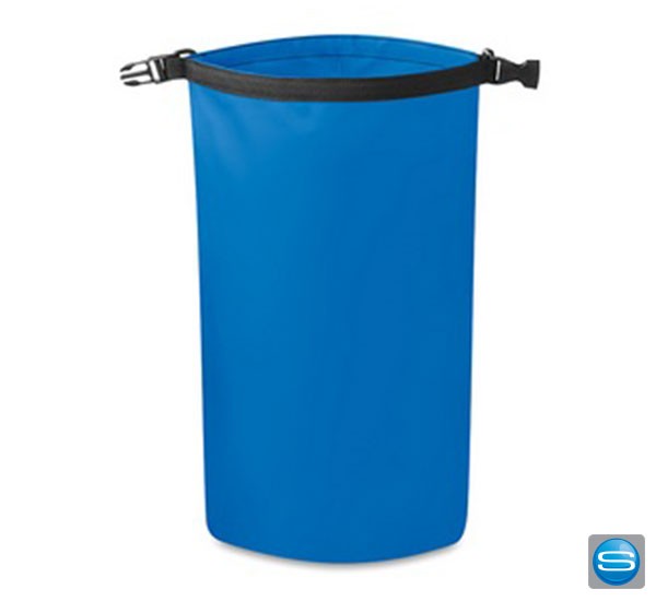 Wasserdichter Seesack als großflächiger Werbeträger