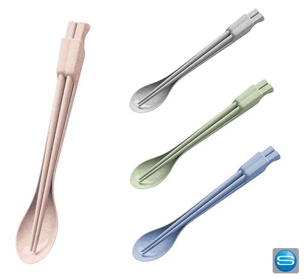 koziol Esstäbchen-Set Organic als Werbegeschenk