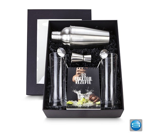Cocktail Box mit Logodruck als Werbeartikel