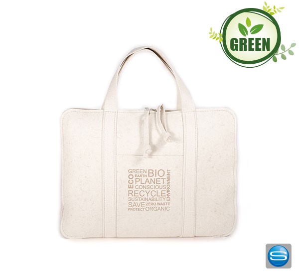 Roh-Wollfilz Laptoptasche mit Logo bedrucken
