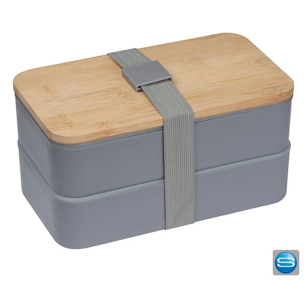 Zwei Stöckige Lunchbox mit Ihrem Logo gravierbar