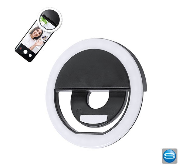 LED-Lichtring mit Logo als Werbegeschenk