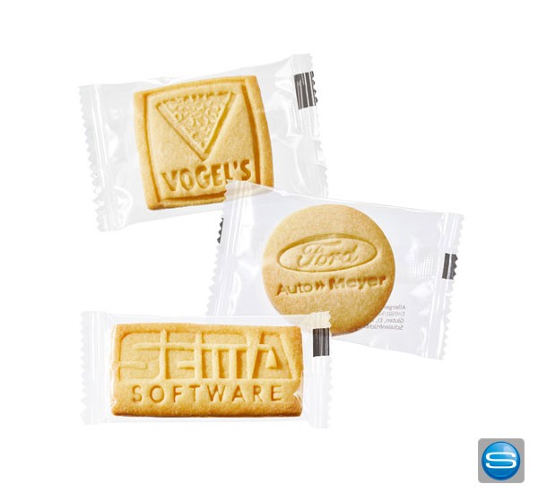 Feiner Mürbeteig-Keks mit Ihrem Logo