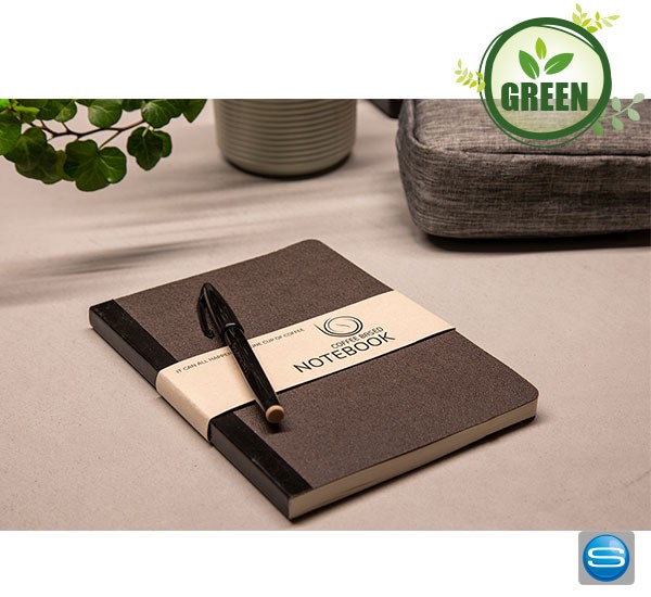 Notizbuch aus Kaffee als Werbegeschenk