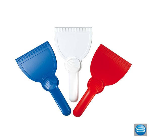 Stabiler Kunststoff-Eiskratzer mit Ihrem individuellen Aufdruck