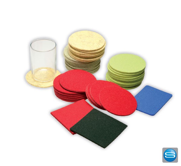 Filz Tassenuntersetzer mit Ihrer Werbung bedrucken