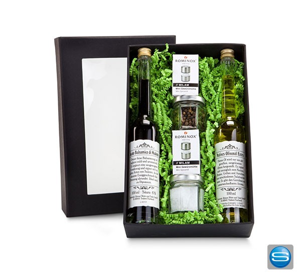 Salat Set mit Logo als Werbegeschenk