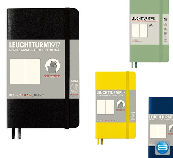 Leuchtturm1917 Softcover Pocket Notizbuch mit Logo
