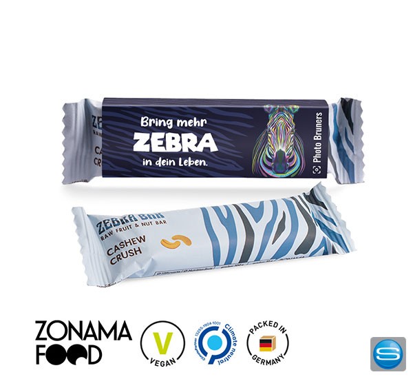 Zonama Zebra Bar als Werbeartikel