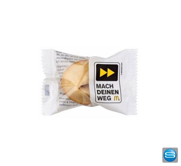 Glückskekse als süße Werbebotschaft